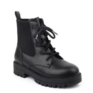 INC International Concepts Kids Black Combat Boots